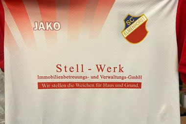 SC Elmenhorst Trikots - Stell-Werk Immobilienbetreuungs- und Verwaltungs-GmbH